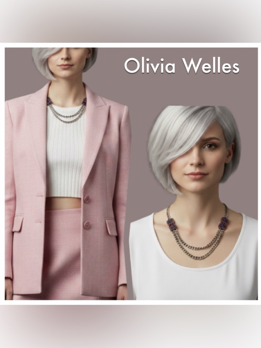 Eladia Antiqued Finish Layered Frontal Necklace